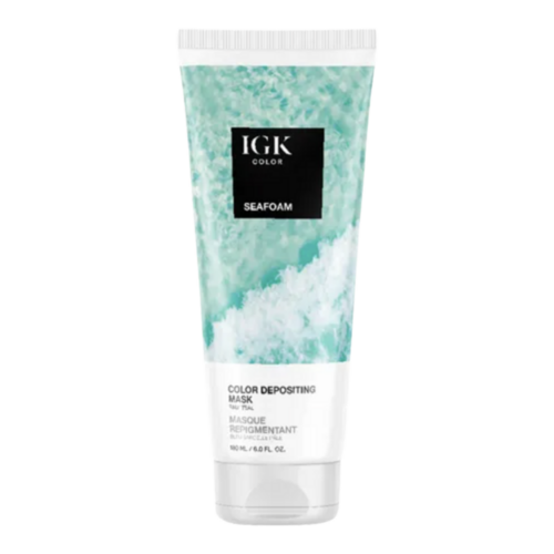 IGK Hair Color Depositing Hair Mask - Brown Bella on white background