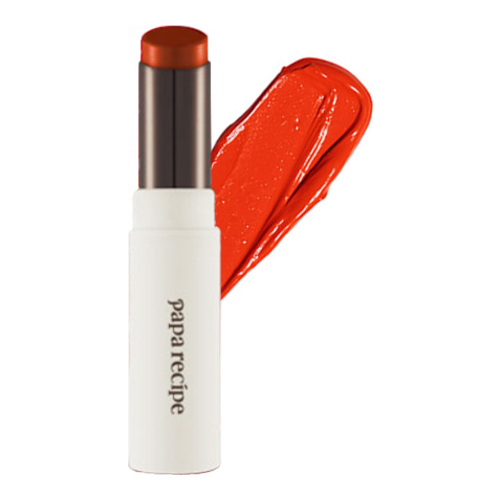 Papa Recipe Color Melting Glow Lipstick - Flame Red on white background