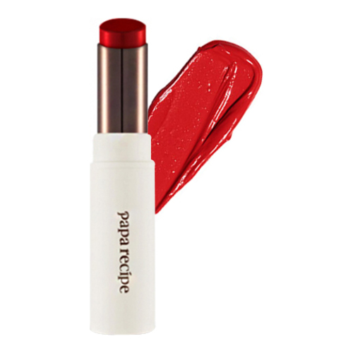 Papa Recipe Color Melting Glow Lipstick - Flame Red on white background