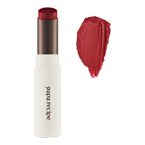Papa Recipe Color Melting Velvet Lipstick - Brick Red on white background