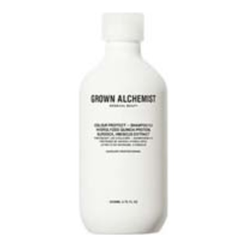 Grown Alchemist Colour Protect - Shampoo 0.3 Hydrolyzed Quinoa Protein Burdock Hibiscus Extract on white background