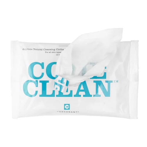 Consonant Come Clean Natural Cleansing Cloths - 1 Pack, 10 wipes