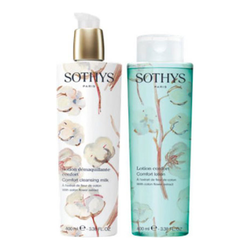 Sothys Comfort Milk and Lotion Duo on white background