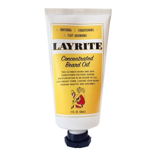 Layrite Concentrated Beard Oil on white background