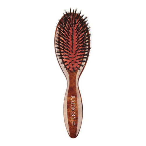 RAINCRY  Condition Pure Natural Bristle Paddle Brush - Travel 18cm, 1 piece