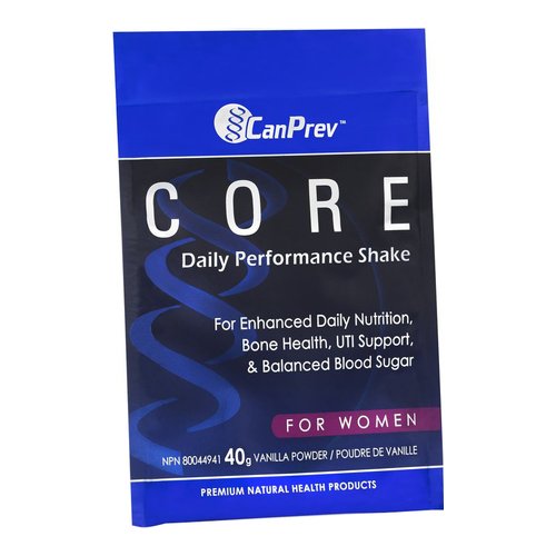 CanPrev Core Women's Single-Serve Pouch - Vanilla, 40g/1.4 oz