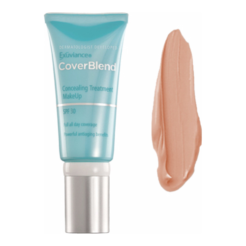 Exuviance CoverBlend Concealing Treatment Makeup SPF 30 - Bisque on white background