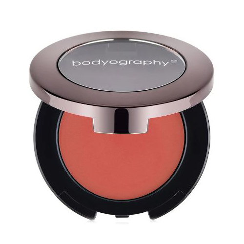 Bodyography Cream Blush - Cantaloupe (Brown and Peach Matte Blush) on white background