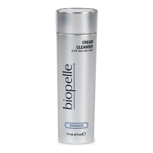 Biopelle Cream Cleanser (2.2% Glycolic Acid) on white background