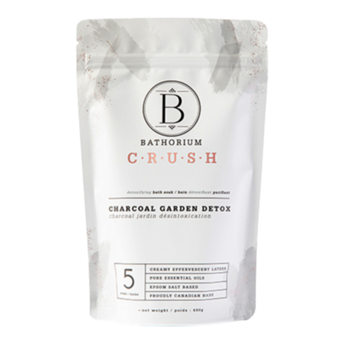 Bathorium Crush Charcoal Garden Detox on white background