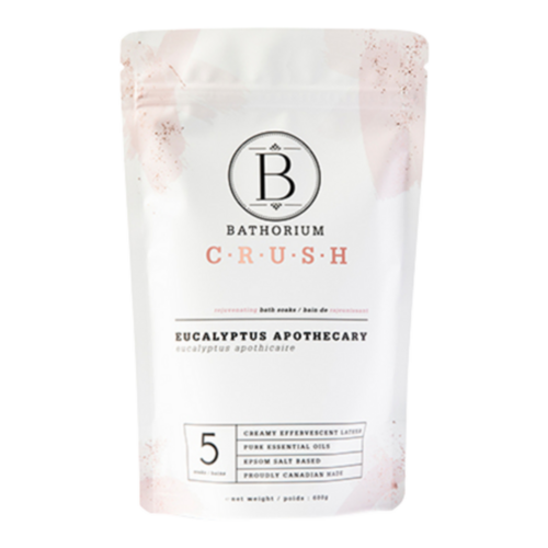 Bathorium Crush Eucalyptus Apothecary on white background
