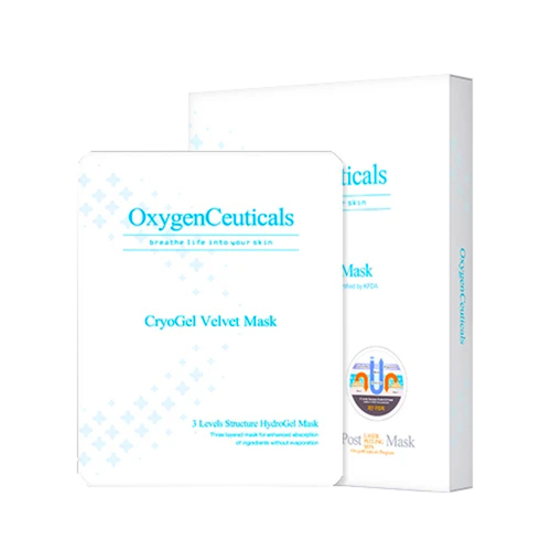OxygenCeuticals CryoGel Velvet Mask, 6 sheets