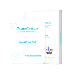 CryoGel Velvet Mask on white background