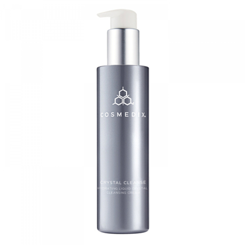 CosMedix Crystal Cleanse Liquid Crystal Cream Cleanser on white background