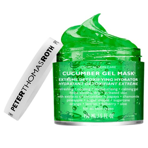 Peter Thomas Roth Cucumber Gel Mask on white background