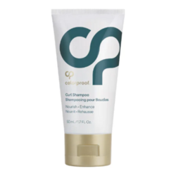 Curl Shampoo on white background