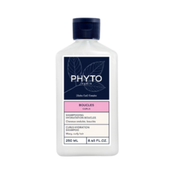 Curls Hydration Shampoo on white background