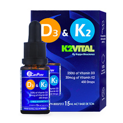 D3 and K2 Drops - MCT Base