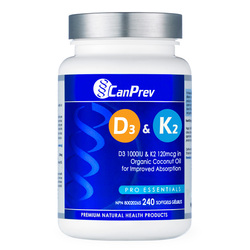 D3 and K2 - Organic Coconut Oil on white background