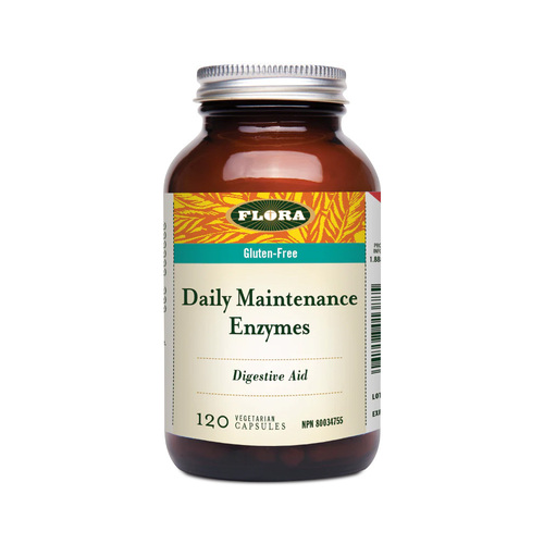 Flora Daily Maintenance Enzymes on white background