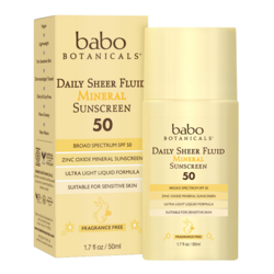 Daily Sheer Fluid SPF 50 Mineral Sunscreen