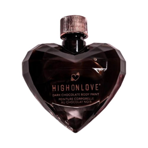 High on Love Dark Chocolate Body Paint on white background