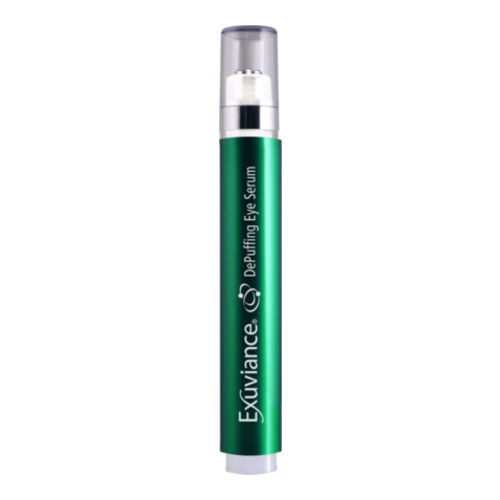 Exuviance DePuffing Eye Serum on white background