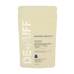 De-Puff Skincare Supplement on white background