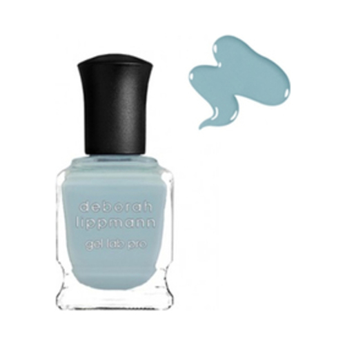 Naturally Yours Deborah Lippmann Gel Lab Pro Nail Lacquer - Baby Blue Eyes on white background