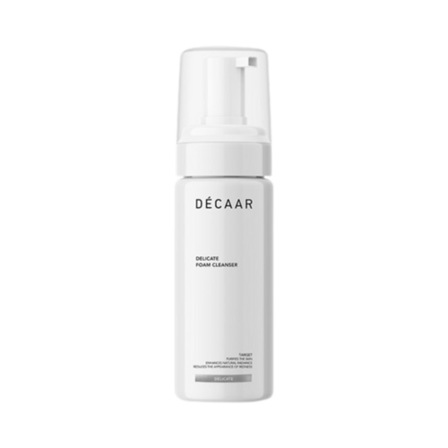 Decaar Delicate Foam Cleanser on white background