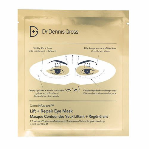 Dr Dennis Gross DermInfusions Lift + Repair Eye Mask on white background