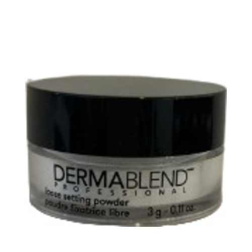 Dermablend Loose Setting Powder, 1g/0.04 oz Naturally Yours Loose Setting Powder on white background