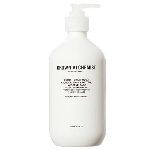 Grown Alchemist Detox - Shampoo 0.1 Hydrolyzed Silk Protein Lycopene Sage, 500ml/16.9 fl oz