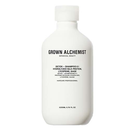 Detox - Shampoo 0.1 Hydrolyzed Silk Protein Lycopene Sage | Grown Alchemist  | eSkinStore
