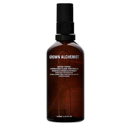 Grown Alchemist Detox Toner - Hydrolyzed Algin Peptide-33 Rhodiola Rosea Extract, 100ml/3.4 fl oz