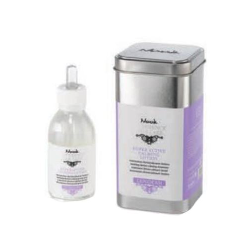 Nook  Difference Hair Care Leniderm Super Active Calming Lotion on white background