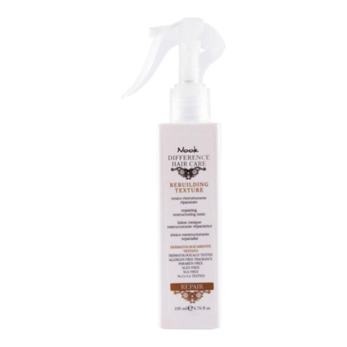 Nook  Difference Hair Care Repair Rebuilding Texture on white background