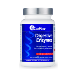 Digestive Enzymes on white background