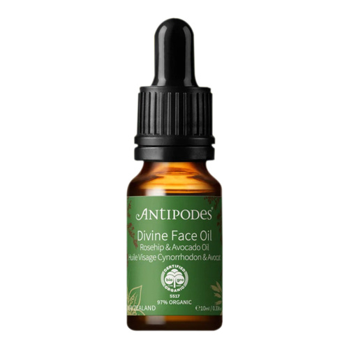 Antipodes Divine Face Oil  Rosehip and Avocado Oil on white background
