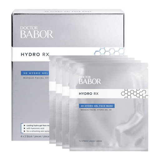 Babor Doctor Babor Hydro RX 3D Hydro Gel Face Mask (4 Pack) on white background