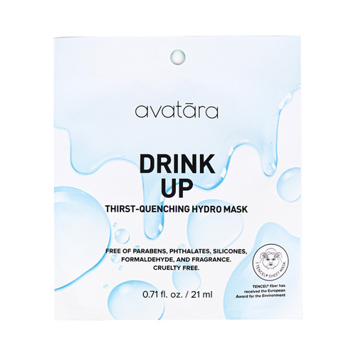avatara Drink Up Thirst-Quenching Hydro Mask on white background