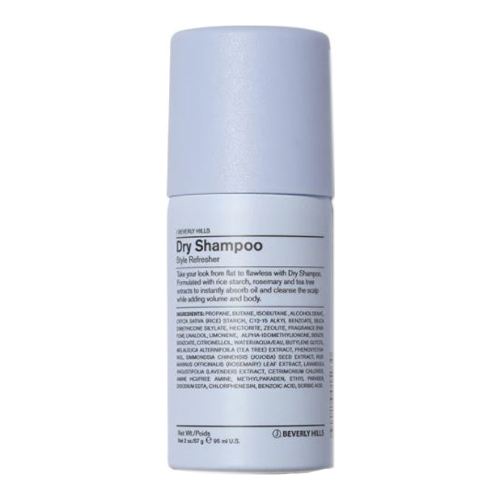 J Beverly Hills Dry Shampoo on white background