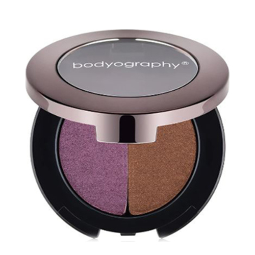 Bodyography Duo Expression Eye Shadow - Copper Mist (Peach Satin Shimmer and Copper Shimmer), 3g/0.1 oz Bodyography Duo Expression Eye Shadow - Breathless (Soft Pink Shimmer Grey Shimmer) on white background