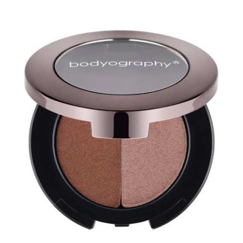 Bodyography Duo Expression Eye Shadow - Copper Mist (Peach Satin Shimmer and Copper Shimmer), 3g/0.1 oz Bodyography Duo Expression Eye Shadow - Breathless (Soft Pink Shimmer Grey Shimmer) on white background