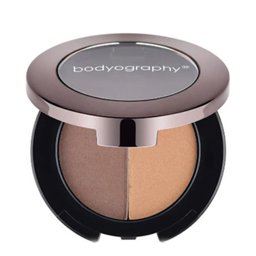 Bodyography Duo Expression Eye Shadow - Copper Mist (Peach Satin Shimmer and Copper Shimmer), 3g/0.1 oz Bodyography Duo Expression Eye Shadow - Breathless (Soft Pink Shimmer Grey Shimmer) on white background