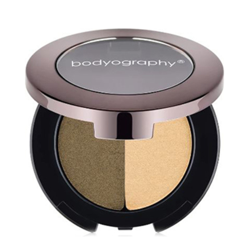 Bodyography Duo Expression Eye Shadow - Copper Mist (Peach Satin Shimmer and Copper Shimmer), 3g/0.1 oz Bodyography Duo Expression Eye Shadow - Breathless (Soft Pink Shimmer Grey Shimmer) on white background