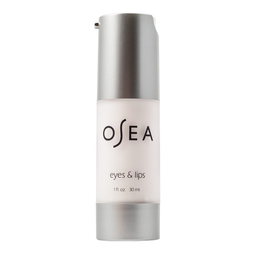 Osea Eyes and Lips on white background