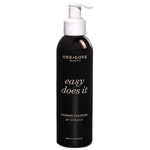 One Love Organics Easy Does It Foaming Cleanser on white background