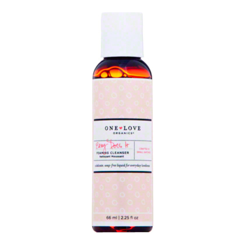 One Love Organics Easy Does It Foaming Cleanser on white background
