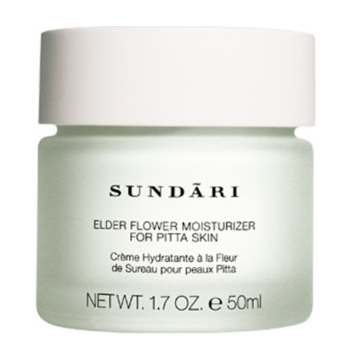 Sundari Elder Flower Moisturizer on white background